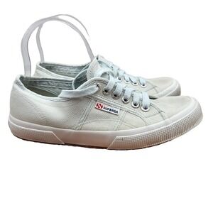 Superga Cotu Classic 2750 Sneakers Womens Size 8 LIght Blue Shoes Trainers‎